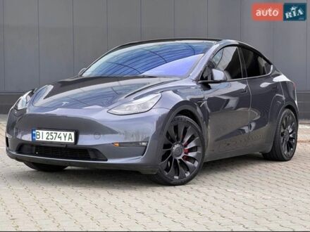 Серый Тесла Model Y, объемом двигателя 0 л и пробегом 109 тыс. км за 22900 $, фото 1 на Automoto.ua