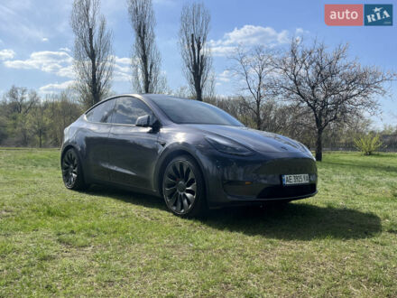 Сірий Тесла Model Y, об'ємом двигуна 0 л та пробігом 21 тис. км за 36800 $, фото 1 на Automoto.ua