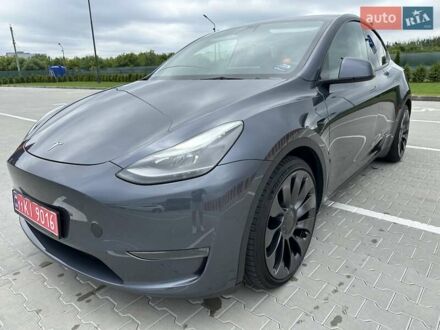 Сірий Тесла Model Y, об'ємом двигуна 0 л та пробігом 47 тис. км за 29999 $, фото 1 на Automoto.ua
