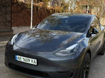 Серый Тесла Model Y, объемом двигателя 0 л и пробегом 25 тыс. км за 30500 $, фото 1 на Automoto.ua