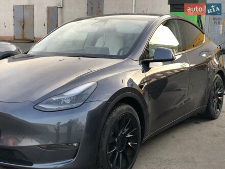 Тесла Model Y 2023 в Киеве на Automoto.ua Серый Тесла Model Y, объемом двигателя 0 л и пробегом 23 тыс. км за 28600 $, фото 1 на Automoto.ua