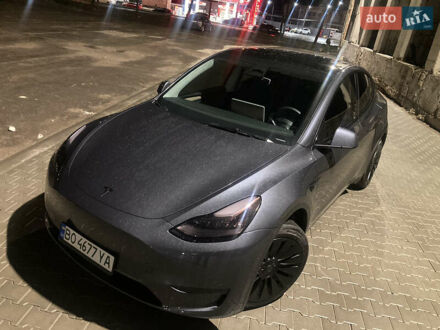 Тесла Model Y 2023 в Тернополе на Automoto.ua Серый Тесла Model Y, объемом двигателя 0 л и пробегом 9 тыс. км за 29300 $, фото 1 на Automoto.ua