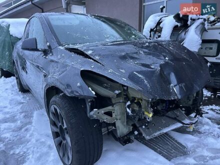 Серый Тесла Model Y, объемом двигателя 0 л и пробегом 26 тыс. км за 18900 $, фото 1 на Automoto.ua