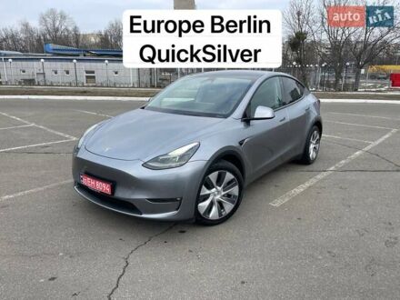 Тесла Model Y 2023 у Києві на Automoto.ua Сірий Тесла Model Y, об'ємом двигуна 0 л та пробігом 25 тис. км за 37500 $, фото 1 на Automoto.ua
