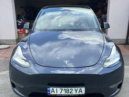 Тесла Model Y 2023 в Буче на Automoto.ua Серый Тесла Model Y, объемом двигателя 0 л и пробегом 34 тыс. км за 35000 $, фото 1 на Automoto.ua