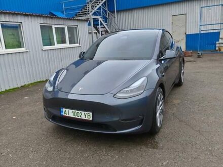 Тесла Model Y 2023 в Белой Церкве на Automoto.ua Серый Тесла Model Y, объемом двигателя 0 л и пробегом 10 тыс. км за 39499 $, фото 1 на Automoto.ua