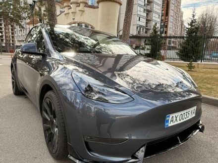 Серый Тесла Model Y, объемом двигателя 0 л и пробегом 27 тыс. км за 29300 $, фото 1 на Automoto.ua