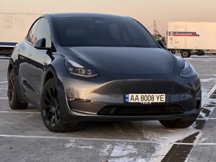 Тесла Model Y 2023 у Києві на Automoto.ua Сірий Тесла Model Y, об'ємом двигуна 0 л та пробігом 22 тис. км за 33000 $, фото 1 на Automoto.ua