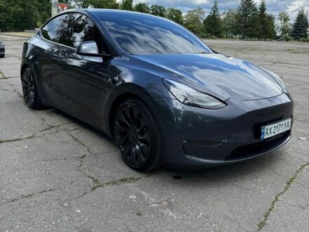 Сірий Тесла Model Y, об'ємом двигуна 0 л та пробігом 61 тис. км за 30000 $, фото 1 на Automoto.ua