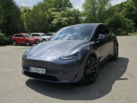 Сірий Тесла Model Y, об'ємом двигуна 0 л та пробігом 5 тис. км за 36500 $, фото 1 на Automoto.ua