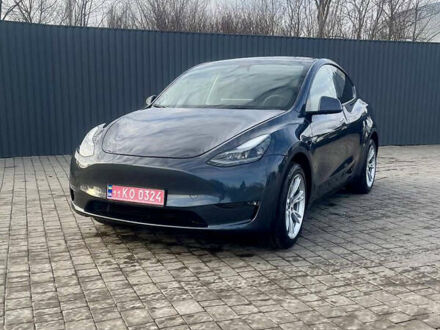 Серый Тесла Model Y, объемом двигателя 0 л и пробегом 20 тыс. км за 25500 $, фото 1 на Automoto.ua