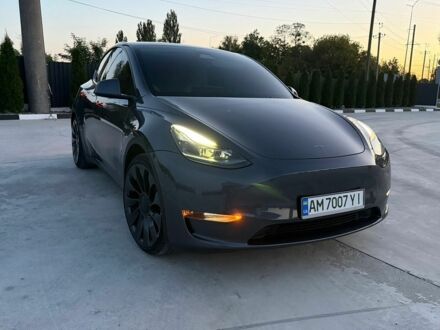 Сірий Тесла Model Y, об'ємом двигуна 0 л та пробігом 43 тис. км за 31800 $, фото 1 на Automoto.ua