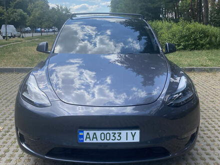 Тесла Model Y 2023 в Киеве на Automoto.ua Серый Тесла Model Y, объемом двигателя 0 л и пробегом 35 тыс. км за 35000 $, фото 1 на Automoto.ua