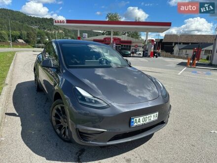 Сірий Тесла Model Y, об'ємом двигуна 0 л та пробігом 37 тис. км за 29000 $, фото 1 на Automoto.ua