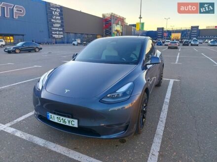 Сірий Тесла Model Y, об'ємом двигуна 0 л та пробігом 73 тис. км за 28000 $, фото 1 на Automoto.ua