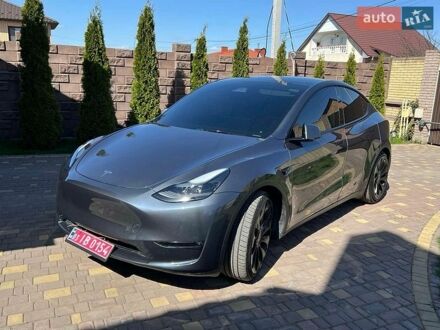 Серый Тесла Model Y, объемом двигателя 0 л и пробегом 67 тыс. км за 28900 $, фото 1 на Automoto.ua