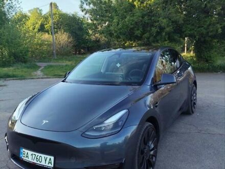 Тесла Model Y 2023 в Кропивницком (Кировограде) на Automoto.ua Серый Тесла Model Y, объемом двигателя 0 л и пробегом 34 тыс. км за 38500 $, фото 1 на Automoto.ua