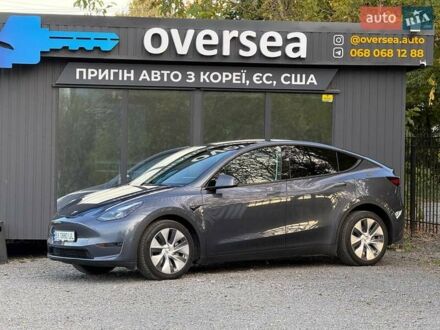 Тесла Model Y 2023 у Хмельницькому на Automoto.ua Сірий Тесла Model Y, об'ємом двигуна 0 л та пробігом 25 тис. км за 26900 $, фото 1 на Automoto.ua
