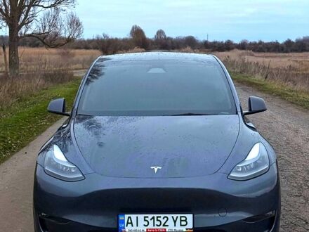 Серый Тесла Model Y, объемом двигателя 0.39 л и пробегом 71 тыс. км за 31200 $, фото 1 на Automoto.ua