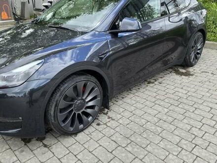 Тесла Model Y 2024 в Львове на Automoto.ua Серый Тесла Model Y, объемом двигателя 0 л и пробегом 13 тыс. км за 36600 $, фото 1 на Automoto.ua