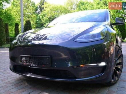 Сірий Тесла Model Y, об'ємом двигуна 0 л та пробігом 52 тис. км за 38500 $, фото 1 на Automoto.ua