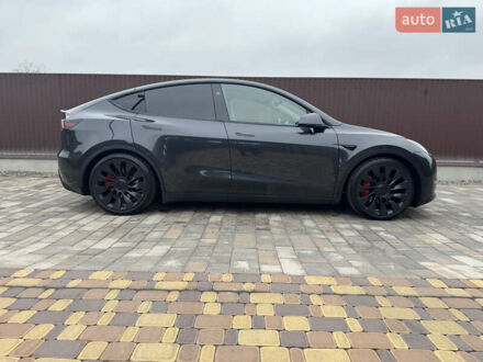 Серый Тесла Model Y, объемом двигателя 0 л и пробегом 17 тыс. км за 33500 $, фото 1 на Automoto.ua