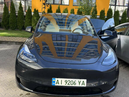 Серый Тесла Model Y, объемом двигателя 0 л и пробегом 33 тыс. км за 29000 $, фото 1 на Automoto.ua