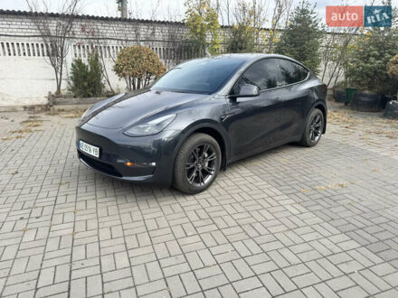 Тесла Model Y 2024 в Днепре (Днепропетровске) на Automoto.ua Серый Тесла Model Y, объемом двигателя 0 л и пробегом 18 тыс. км за 28500 $, фото 1 на Automoto.ua