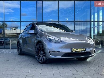 Сірий Тесла Model Y, об'ємом двигуна 0 л та пробігом 35 тис. км за 30900 $, фото 1 на Automoto.ua