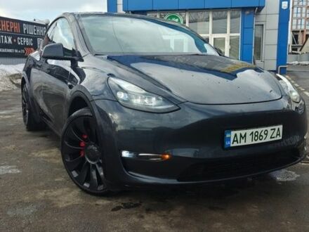 Серый Тесла Model Y, объемом двигателя 0 л и пробегом 6 тыс. км за 35500 $, фото 1 на Automoto.ua