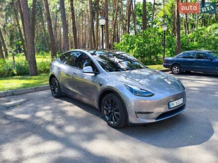 Серый Тесла Model Y, объемом двигателя 0 л и пробегом 13 тыс. км за 27899 $, фото 1 на Automoto.ua