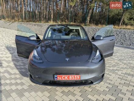 Серый Тесла Model Y, объемом двигателя 0 л и пробегом 29 тыс. км за 30500 $, фото 1 на Automoto.ua