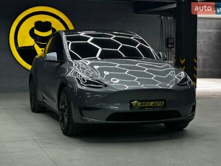 Серый Тесла Model Y, объемом двигателя 0 л и пробегом 2 тыс. км за 35700 $, фото 1 на Automoto.ua