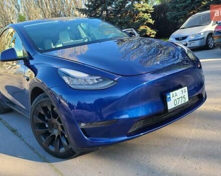 Синий Тесла Model Y, объемом двигателя 0 л и пробегом 110 тыс. км за 24900 $, фото 7 на Automoto.ua