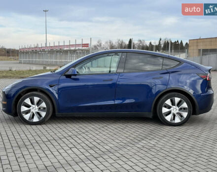 Синий Тесла Model Y, объемом двигателя 0 л и пробегом 83 тыс. км за 23800 $, фото 3 на Automoto.ua