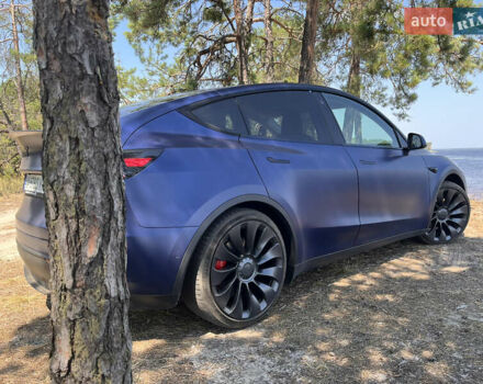 Синий Тесла Model Y, объемом двигателя 0 л и пробегом 75 тыс. км за 25000 $, фото 13 на Automoto.ua