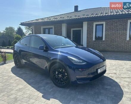 Синий Тесла Model Y, объемом двигателя 0 л и пробегом 120 тыс. км за 30000 $, фото 3 на Automoto.ua