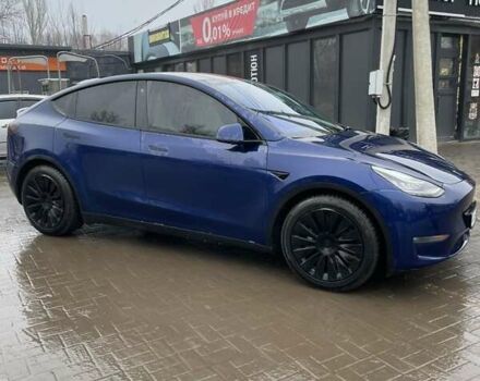 Синий Тесла Model Y, объемом двигателя 0 л и пробегом 69 тыс. км за 27000 $, фото 10 на Automoto.ua