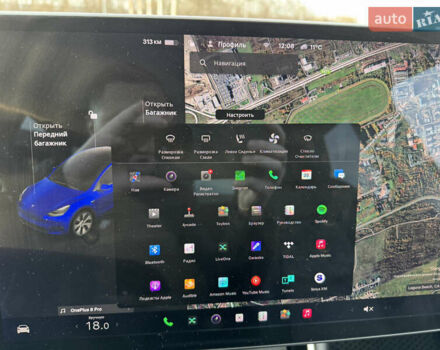 Синий Тесла Model Y, объемом двигателя 0 л и пробегом 83 тыс. км за 23800 $, фото 39 на Automoto.ua