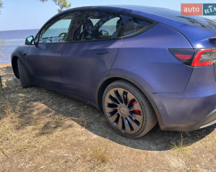 Синий Тесла Model Y, объемом двигателя 0 л и пробегом 75 тыс. км за 25000 $, фото 15 на Automoto.ua