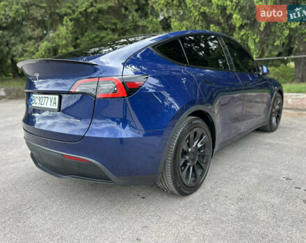 Синий Тесла Model Y, объемом двигателя 0 л и пробегом 57 тыс. км за 22900 $, фото 11 на Automoto.ua