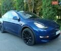 Синий Тесла Model Y, объемом двигателя 0 л и пробегом 65 тыс. км за 23200 $, фото 1 на Automoto.ua