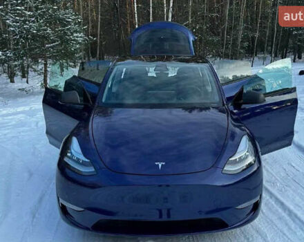 Синий Тесла Model Y, объемом двигателя 0 л и пробегом 55 тыс. км за 28000 $, фото 17 на Automoto.ua