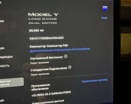 Синий Тесла Model Y, объемом двигателя 0 л и пробегом 94 тыс. км за 24000 $, фото 18 на Automoto.ua