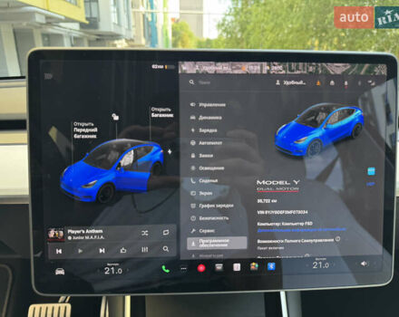 Синій Тесла Model Y, об'ємом двигуна 0 л та пробігом 35 тис. км за 25900 $, фото 18 на Automoto.ua