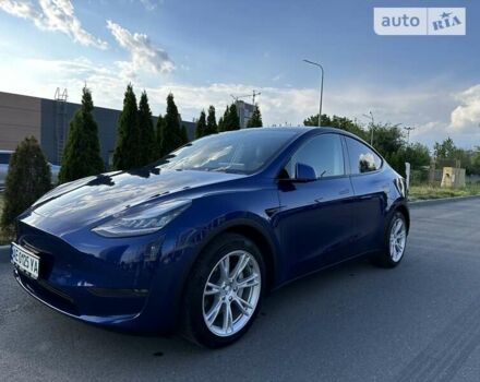 Синій Тесла Model Y, об'ємом двигуна 0 л та пробігом 58 тис. км за 26900 $, фото 1 на Automoto.ua