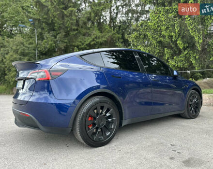 Синий Тесла Model Y, объемом двигателя 0 л и пробегом 57 тыс. км за 22700 $, фото 12 на Automoto.ua