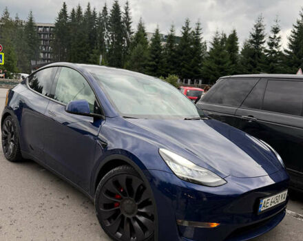Синій Тесла Model Y, об'ємом двигуна 0 л та пробігом 28 тис. км за 24400 $, фото 2 на Automoto.ua