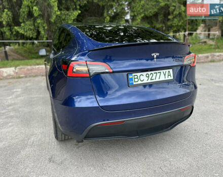 Синий Тесла Model Y, объемом двигателя 0 л и пробегом 57 тыс. км за 22700 $, фото 5 на Automoto.ua