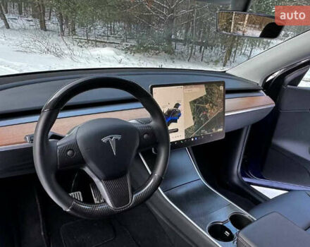 Синий Тесла Model Y, объемом двигателя 0 л и пробегом 55 тыс. км за 28000 $, фото 12 на Automoto.ua